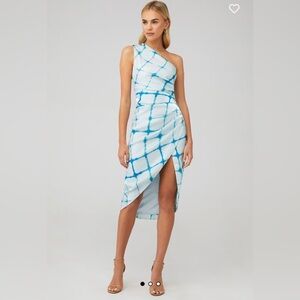 FIRM PRICE ELLIATT One Shoulder Gia Midi Dress in XSmall